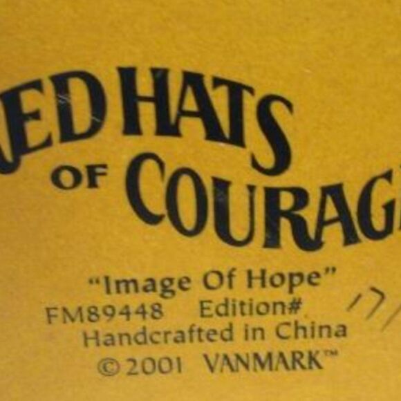 Red Hats of Courage, Image of Hope Fireman Vanmark September 11 - Picture 6 of 6